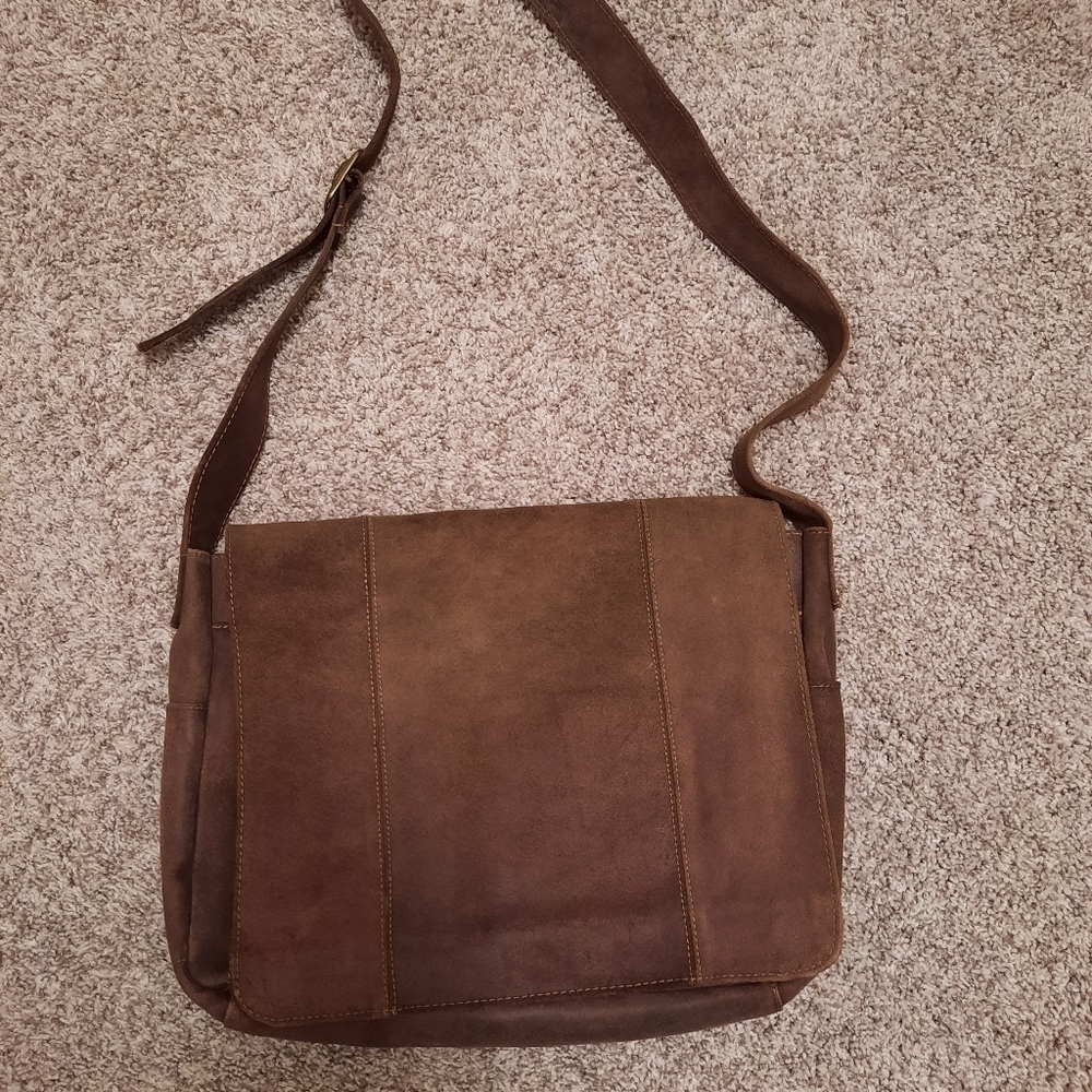 Beautiful leather messenger bag